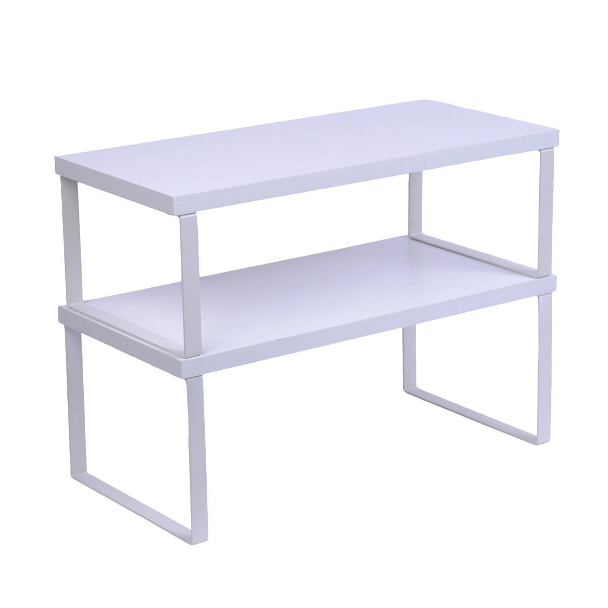 Sben Kitchen Shelf Cabinet Organizer, Set of 2, Counter Shelves, Kitchen Storage, Spice Rack, Stackable, Functional, Metal and Engineered Wood