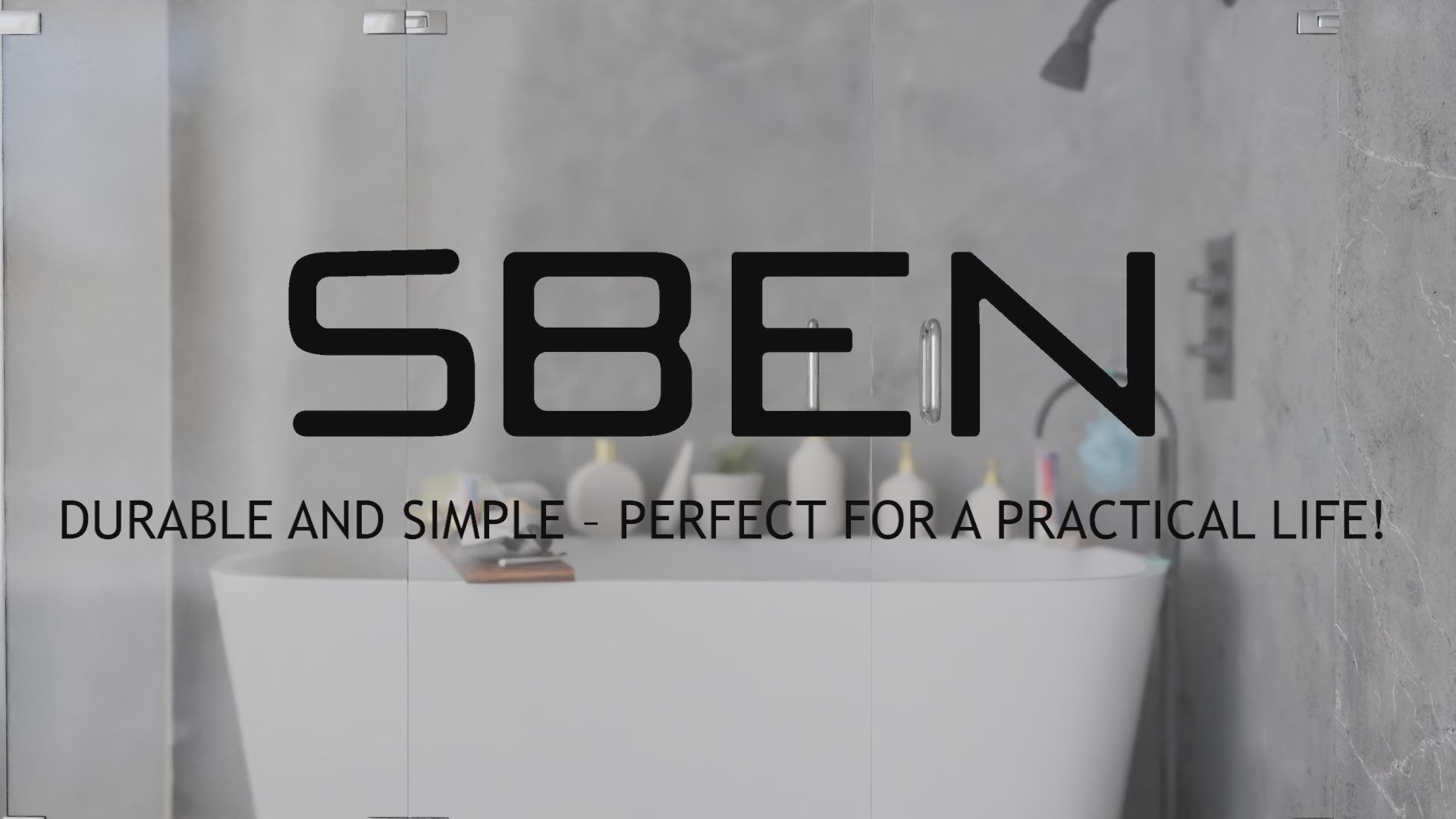 SBEN shower caddy guide and presentation